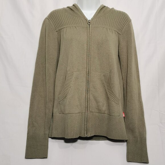 Knit Zip Up Hoodie Size M EUC #121 - Picture 1 of 9